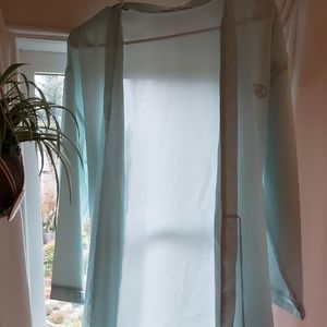 oscar de la renta baby blue robe